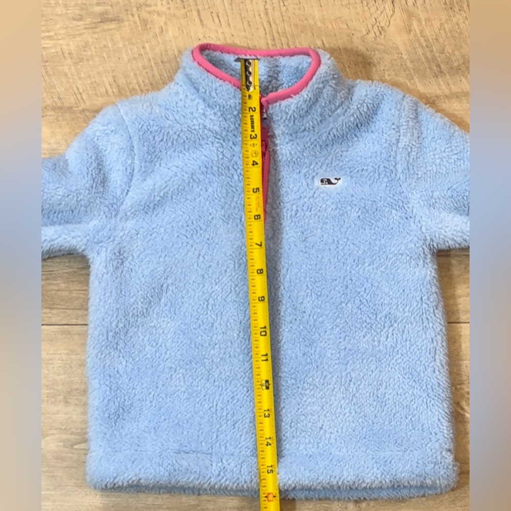 Vineyard Vines Toddler’s High Pile Soft Fleece 1/4 Zip Pullover Size 4T - Picture 5 of 6